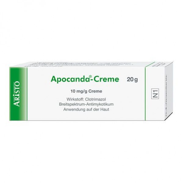 Крем Апоканда против грибкового поражения APOCANDA Creme 20 гр Aristo Pharma Крем Апоканда против грибкового поражения APOCANDA Creme 20 гр Aristo Pharma